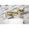 Kingston Brass KS6122BX Two-Handle Wall Mount Bathroom Faucet, Polished Brass KS6122BX - alternate 3